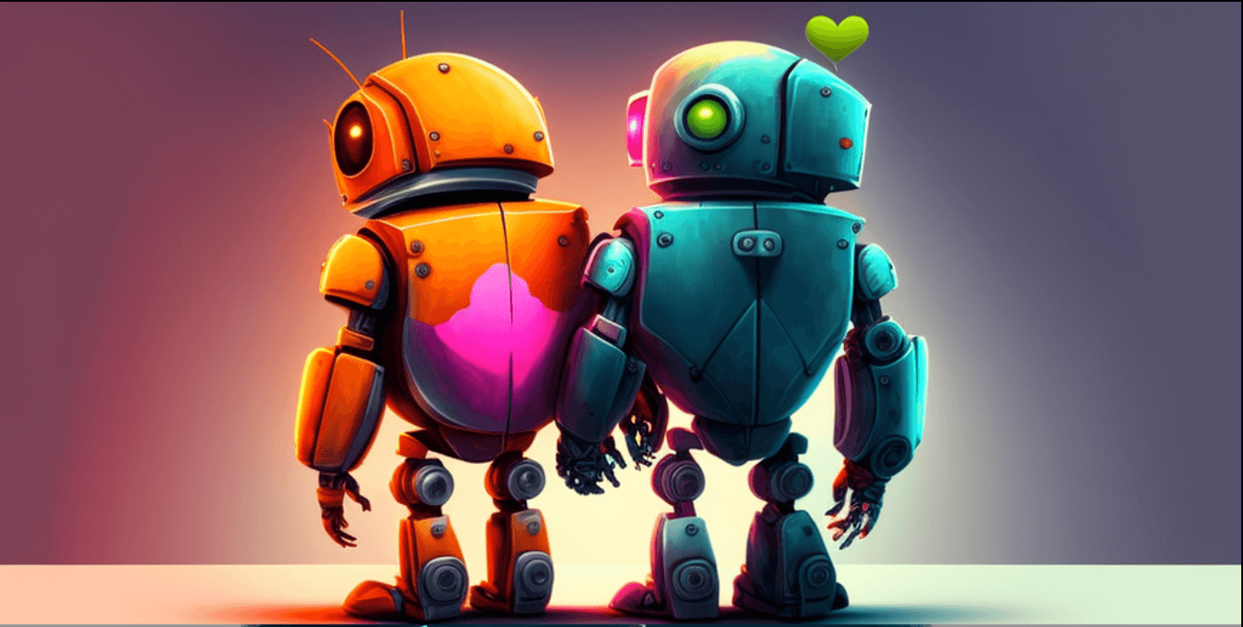robots in love AI