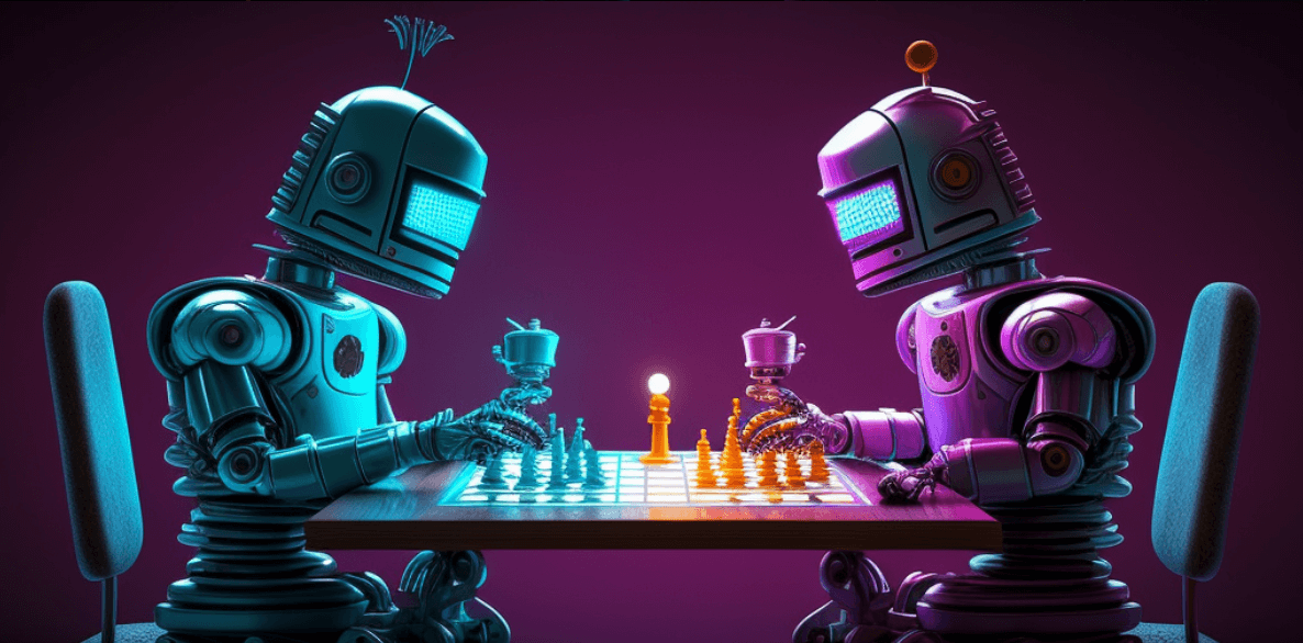 ai robots playing chess