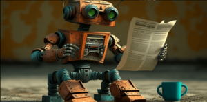 robot newspaper