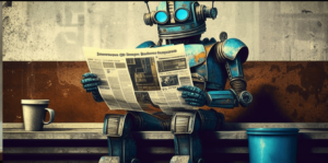 robot newspaper