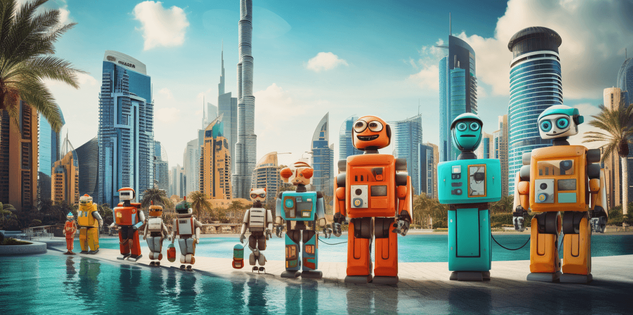 Dubai robot tourists ai