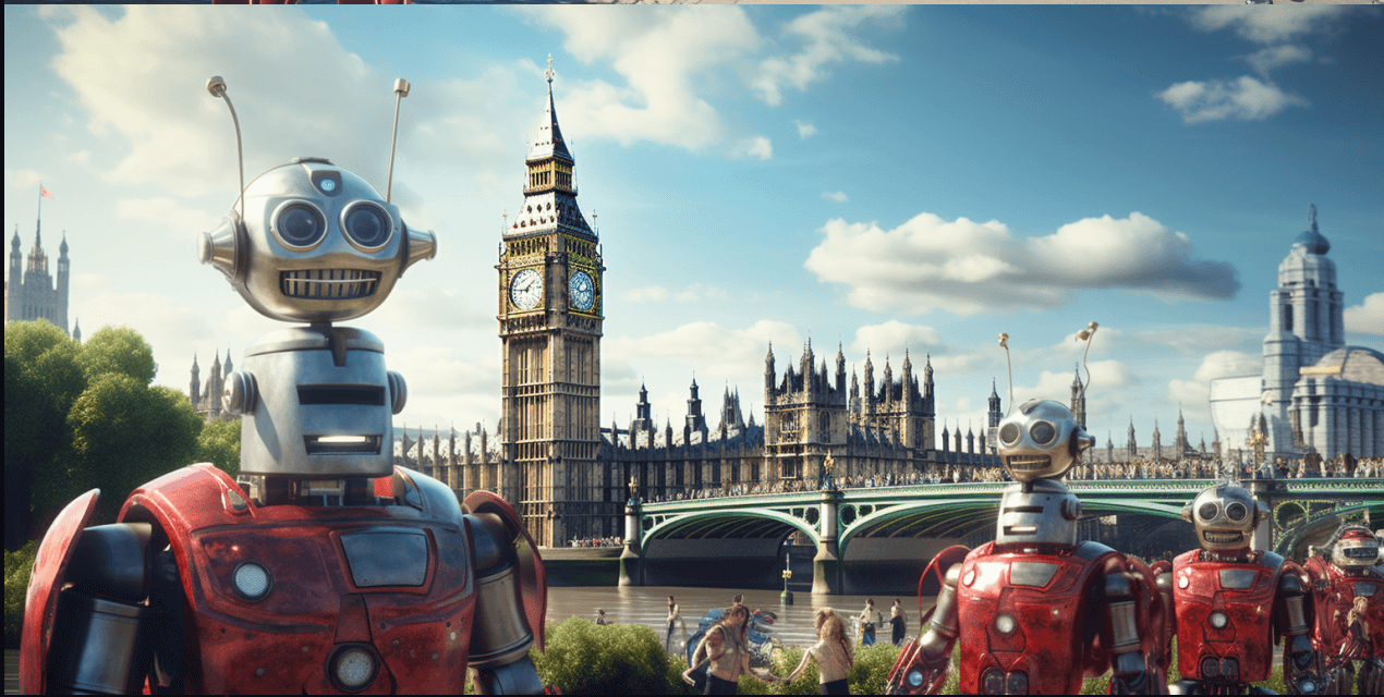 london tour robot england